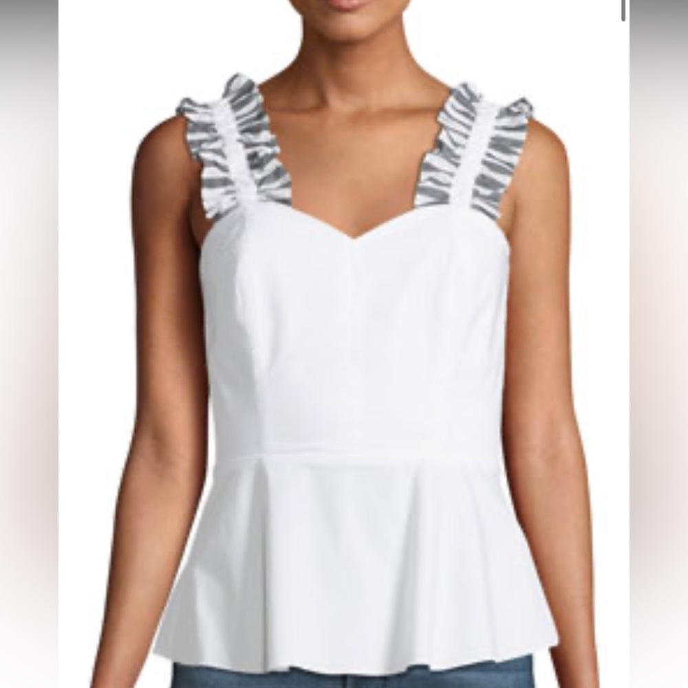 Amanda Uprichard peplum top NWT petite XS never worn